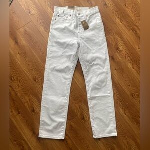 Levi's White Wedgie Straight Jeans women 27w 28L